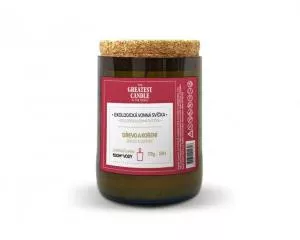 The Greatest Candle in the World The Greatest Candle Candela in bottiglia di vino (170 g) - legno e spezie - durata circa 50 ore