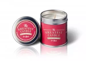 The Greatest Candle in the World Candela profumata in scatola (200 g) - legno e spezie