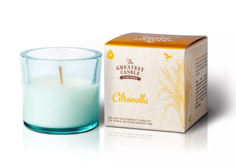 The Greatest Candle in the World The Greatest Candle Candela profumata in vetro (75 g) - citronella