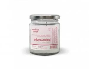 The Greatest Candle in the World The Greatest Candle Candela a spreco zero in vetro (120 g) - legno e spezie - durata circa 30 ore