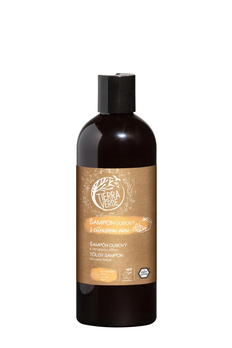 Tierra Verde Shampoo alla quercia con profumo di agrumi 300 ml - per tutta la famiglia