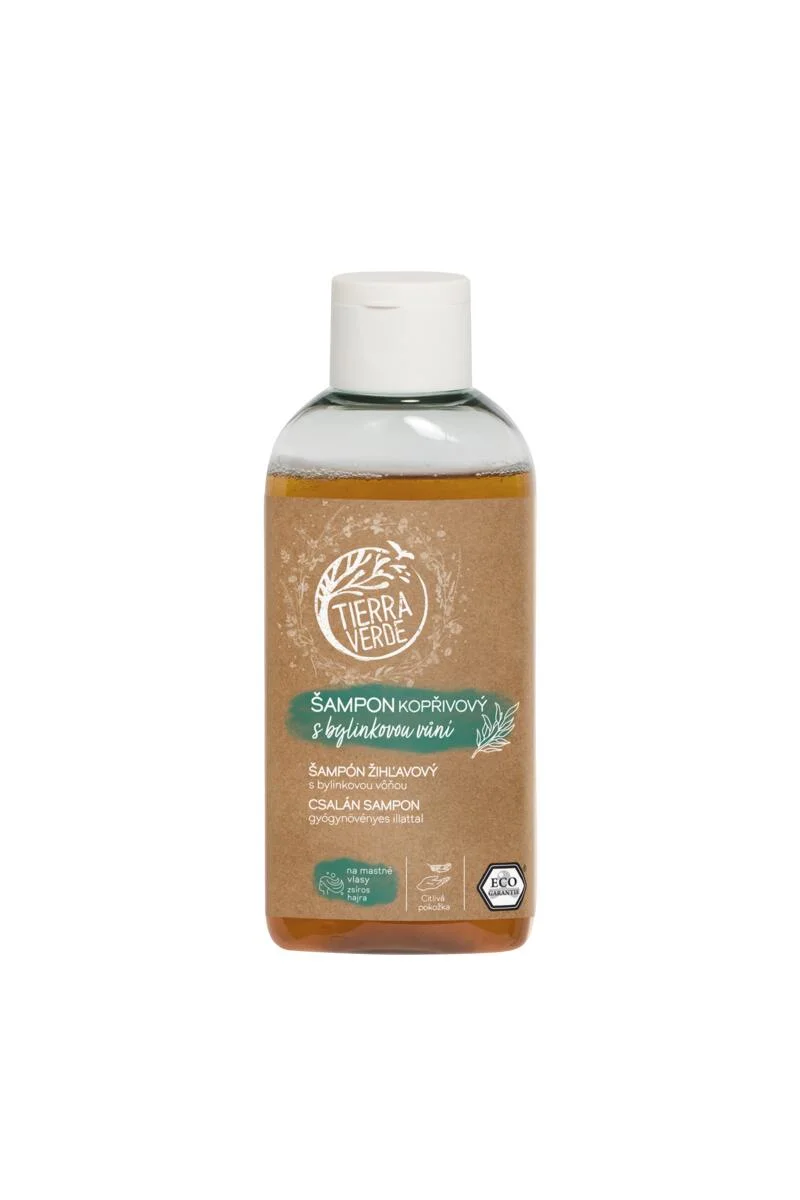 Tierra Verde Shampoo all’ortica con profumo di erbe 100 ml - per capelli grassi