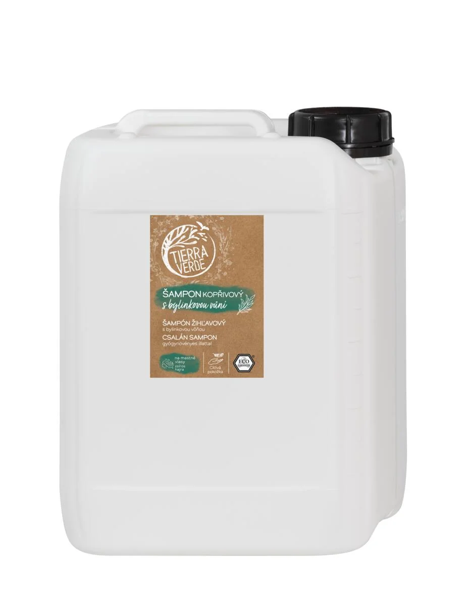 Tierra Verde Shampoo all’ortica con profumo di erbe 100 ml - per capelli grassi