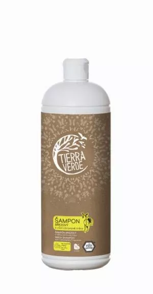 Tierra Verde Shampoo alla betulla per capelli secchi con citronella (1 l)