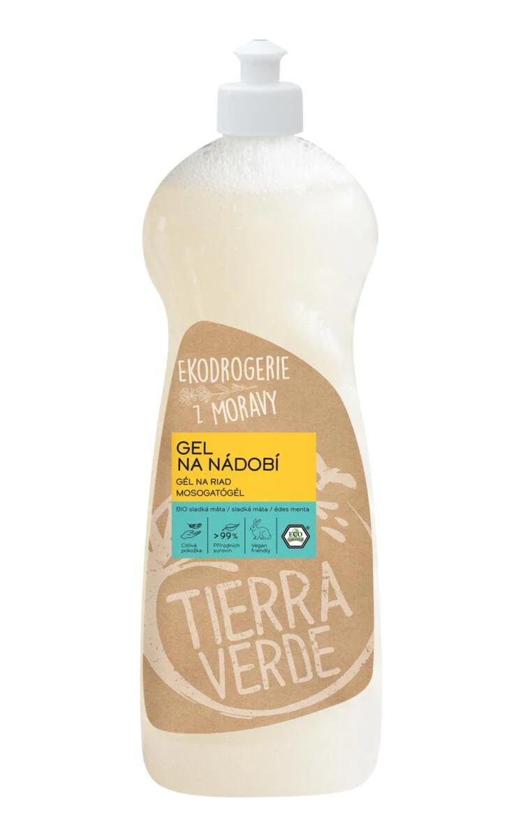 Tierra Verde Gel per piatti - BIO menta dolce 100 ml