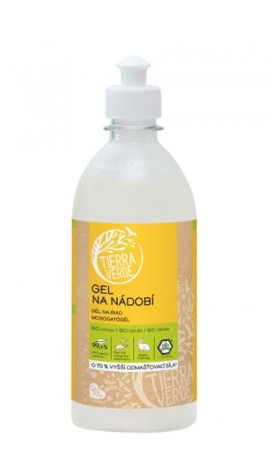 Gel per lavastoviglie con olio di limone biologico (500 ml)