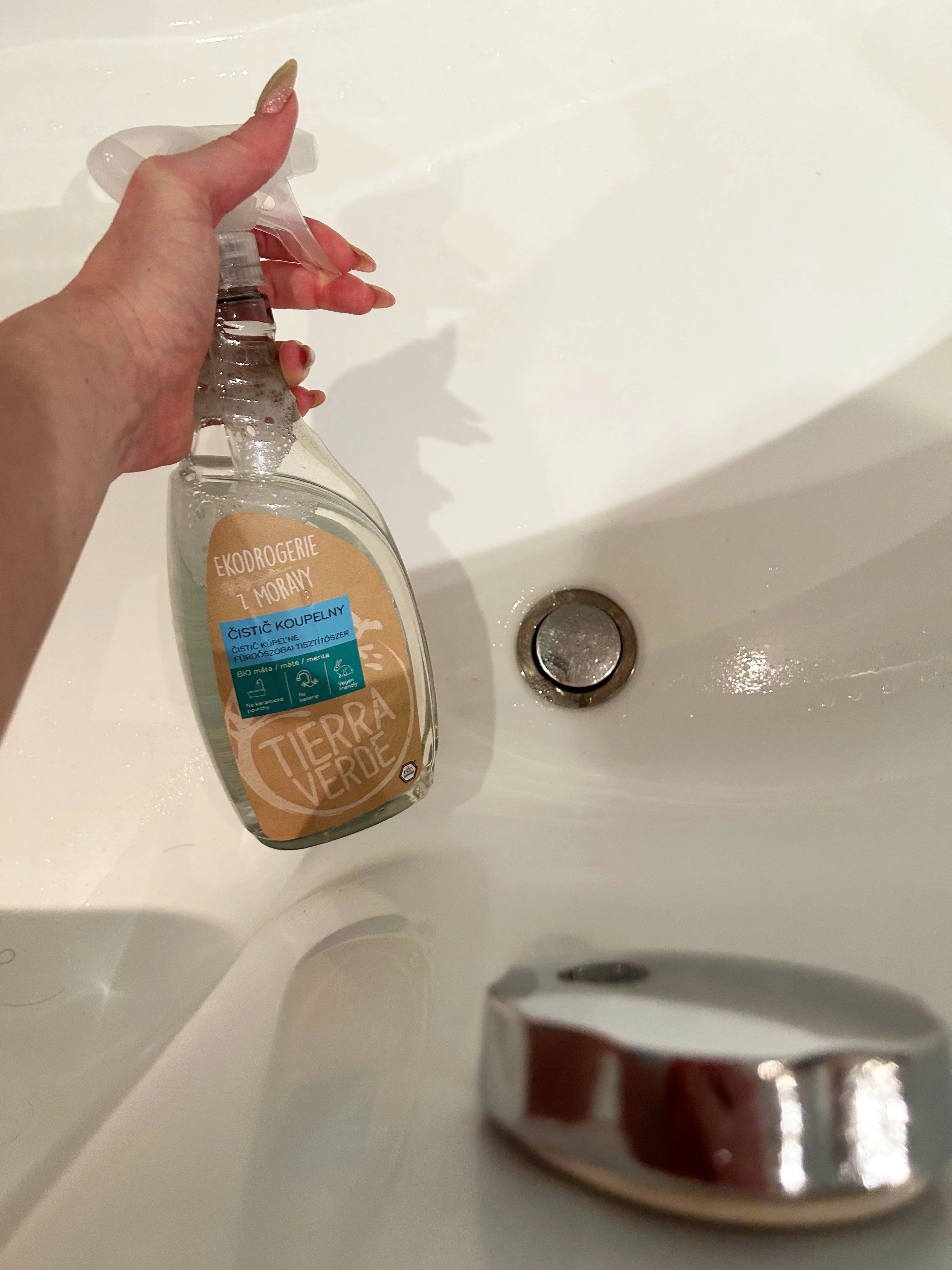 Tierra Verde Detergente per il bagno alla menta BIO 110 ml - con tensioattivi biodegradabili