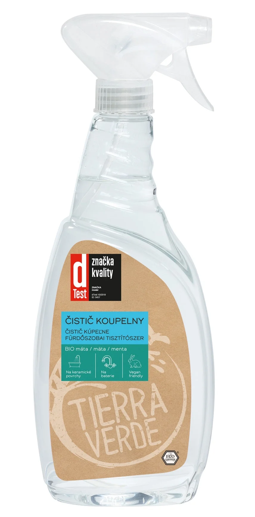 Tierra Verde Detergente per il bagno alla menta BIO 110 ml - con tensioattivi biodegradabili