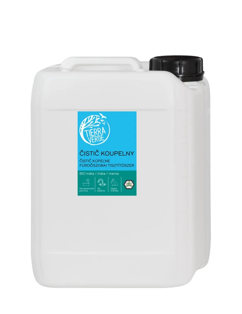 Tierra Verde Detergente per il bagno alla menta BIO 110 ml - con tensioattivi biodegradabili