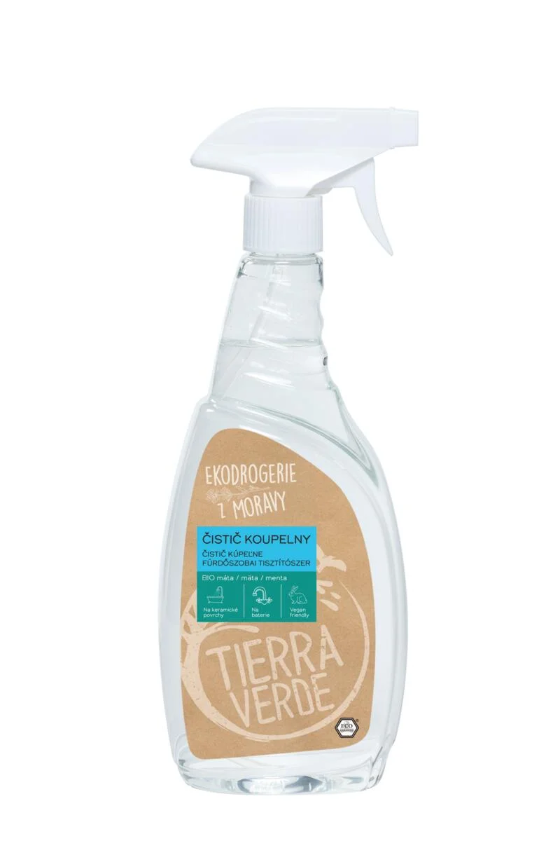 Tierra Verde Detergente per il bagno alla menta BIO 110 ml - con tensioattivi biodegradabili