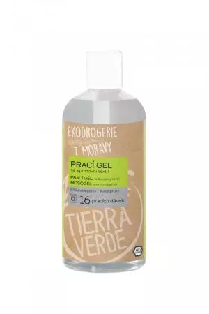 Tierra Verde Gel di lavaggio per tessuti funzionali e sportivi con eucalipto BIO 500 ml