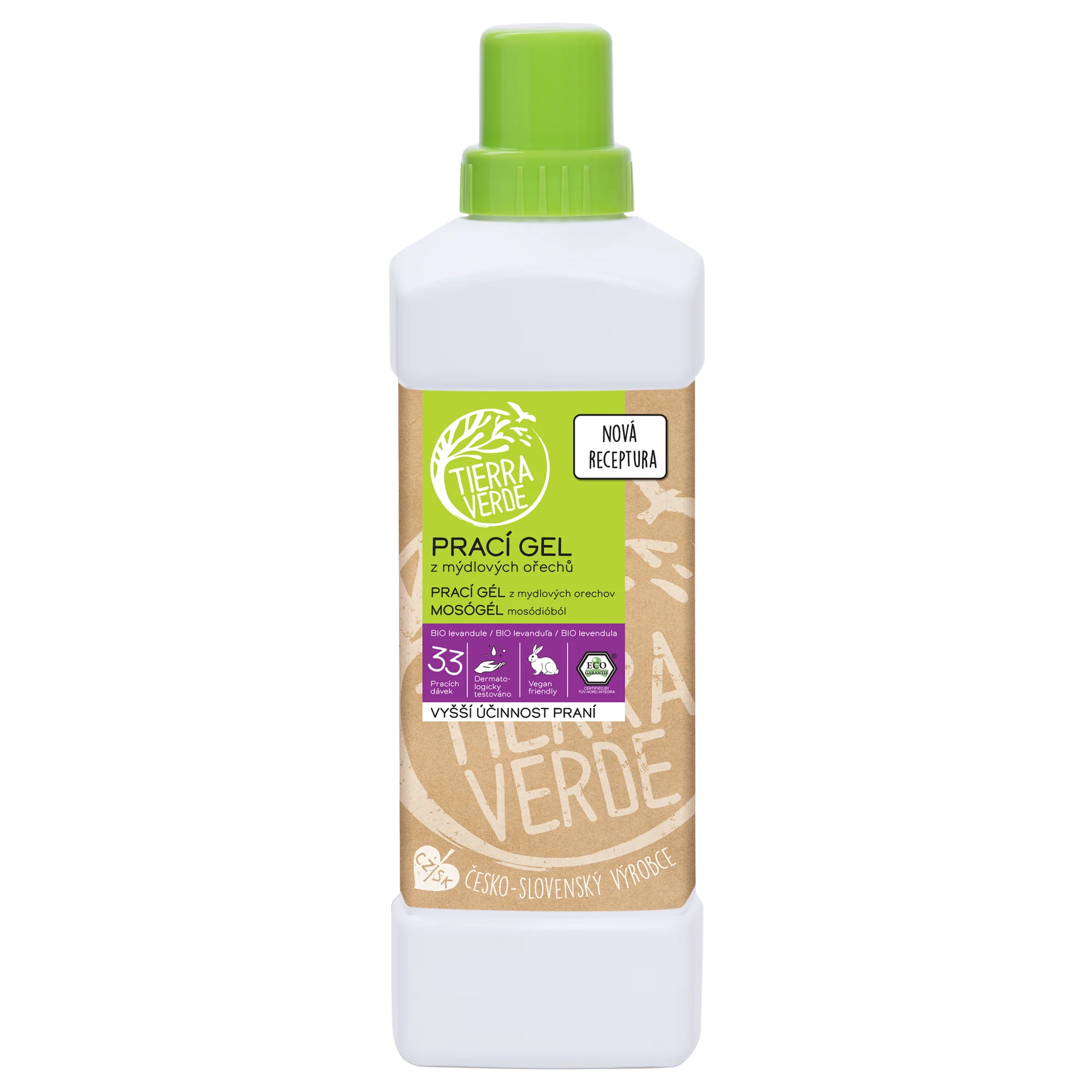 Tierra Verde Gel detergente alla lavanda BIO 2 l