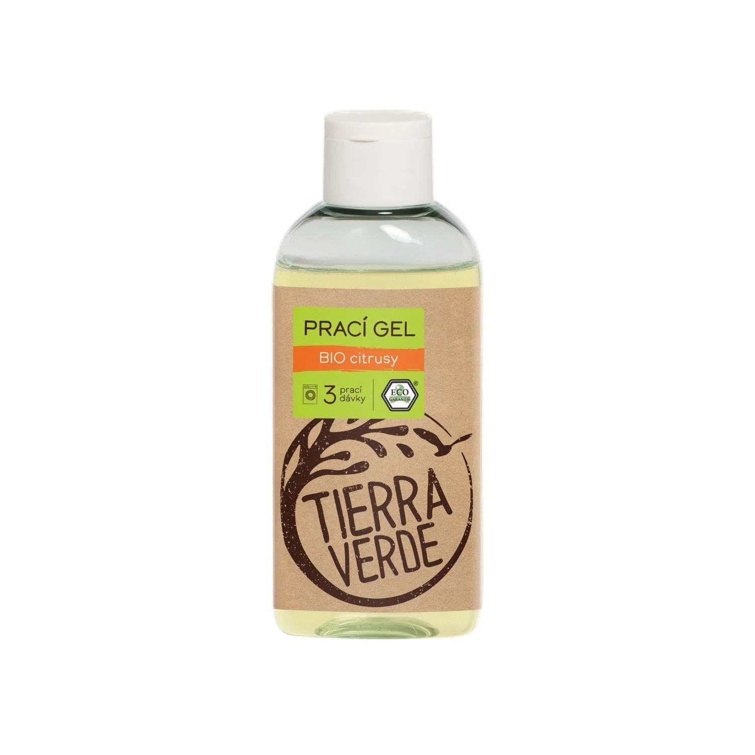 Tierra Verde Gel detergente al profumo di agrumi BIO 100 ml - nuova formula migliorata