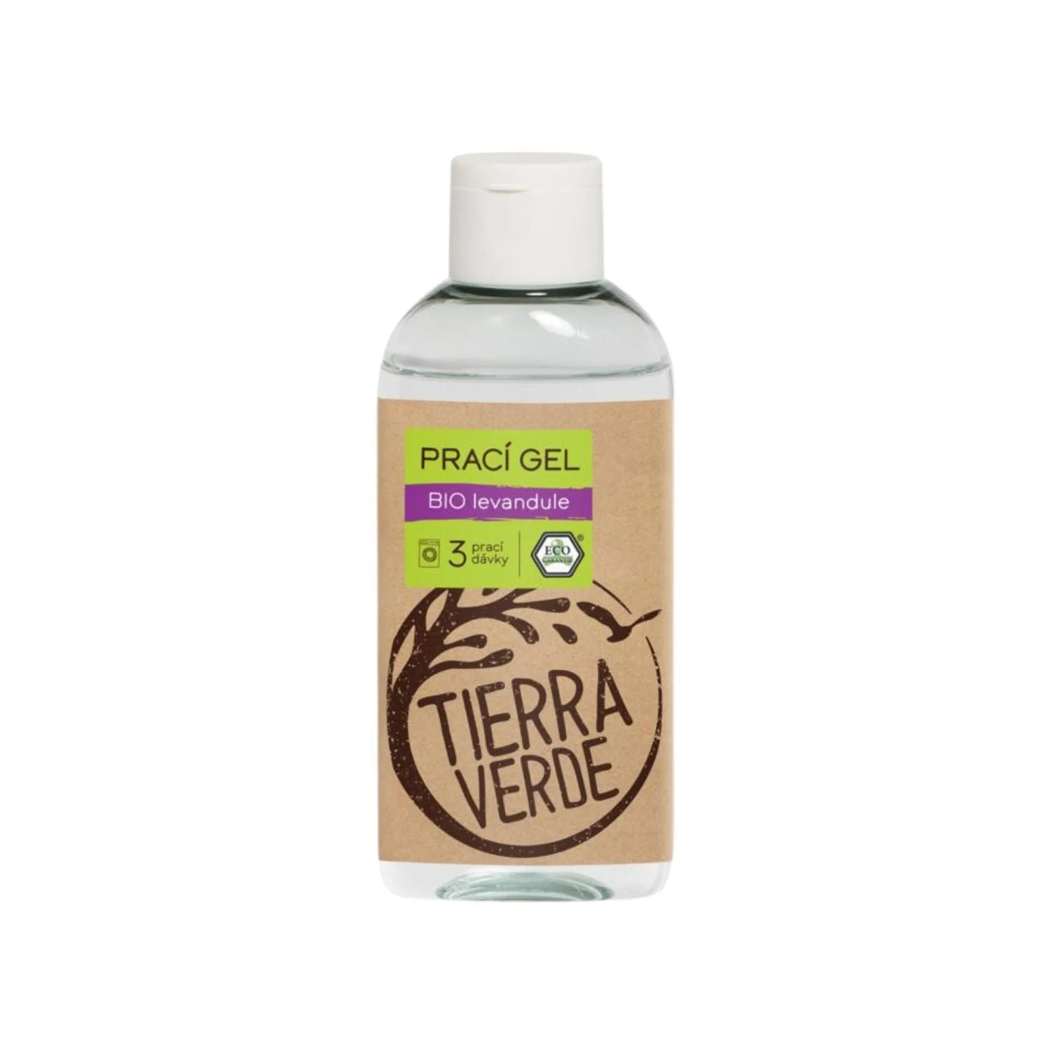 Tierra Verde Gel detersivo al profumo di lavanda BIO 100 ml - nuova formula migliorata