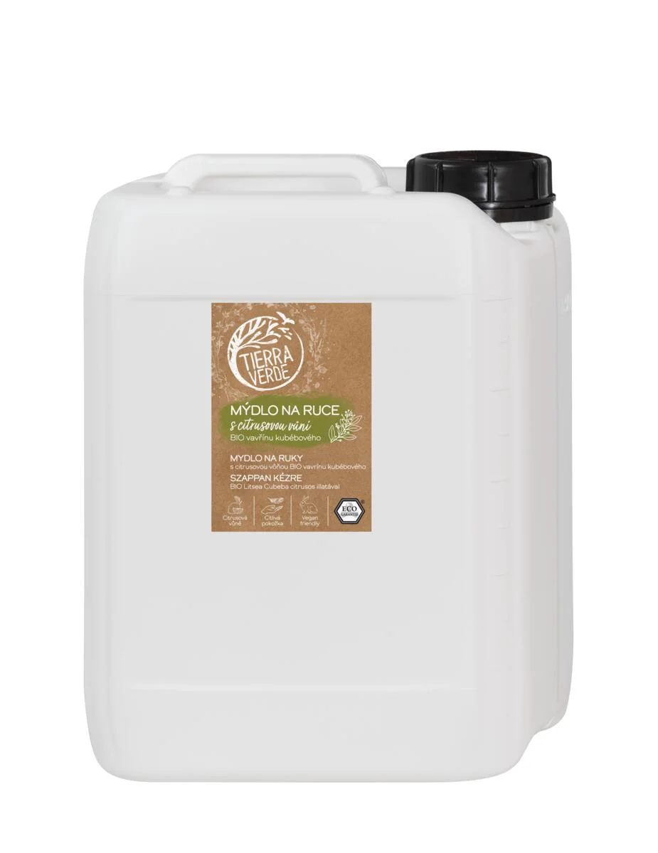Tierra Verde Sapone liquido per le mani - BIO Alloro 100 ml - con piantaggine bio ceca