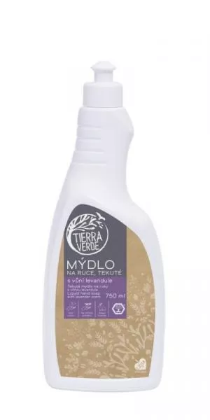 Tierra Verde Sapone liquido per le mani al profumo di lavanda (750 ml)