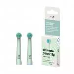 TIO MATIK Testa di ricambio per el. spazzolino oscillante (2 pezzi) - compatibile con i modelli di spazzolini oral-b
