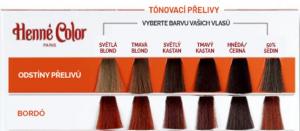 Medicazione colorata per capelli ad alta protezione e cura Premium 100ml Bordeaux