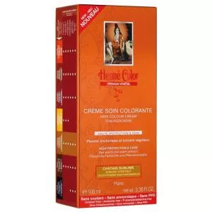 Henné Color Tintura per capelli ad alta protezione e cura Premium 100ml Castagno