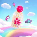 Tubbees Unicorn Vanilla Eau de Parfum da donna 50 ml + spray per il corpo 75 ml