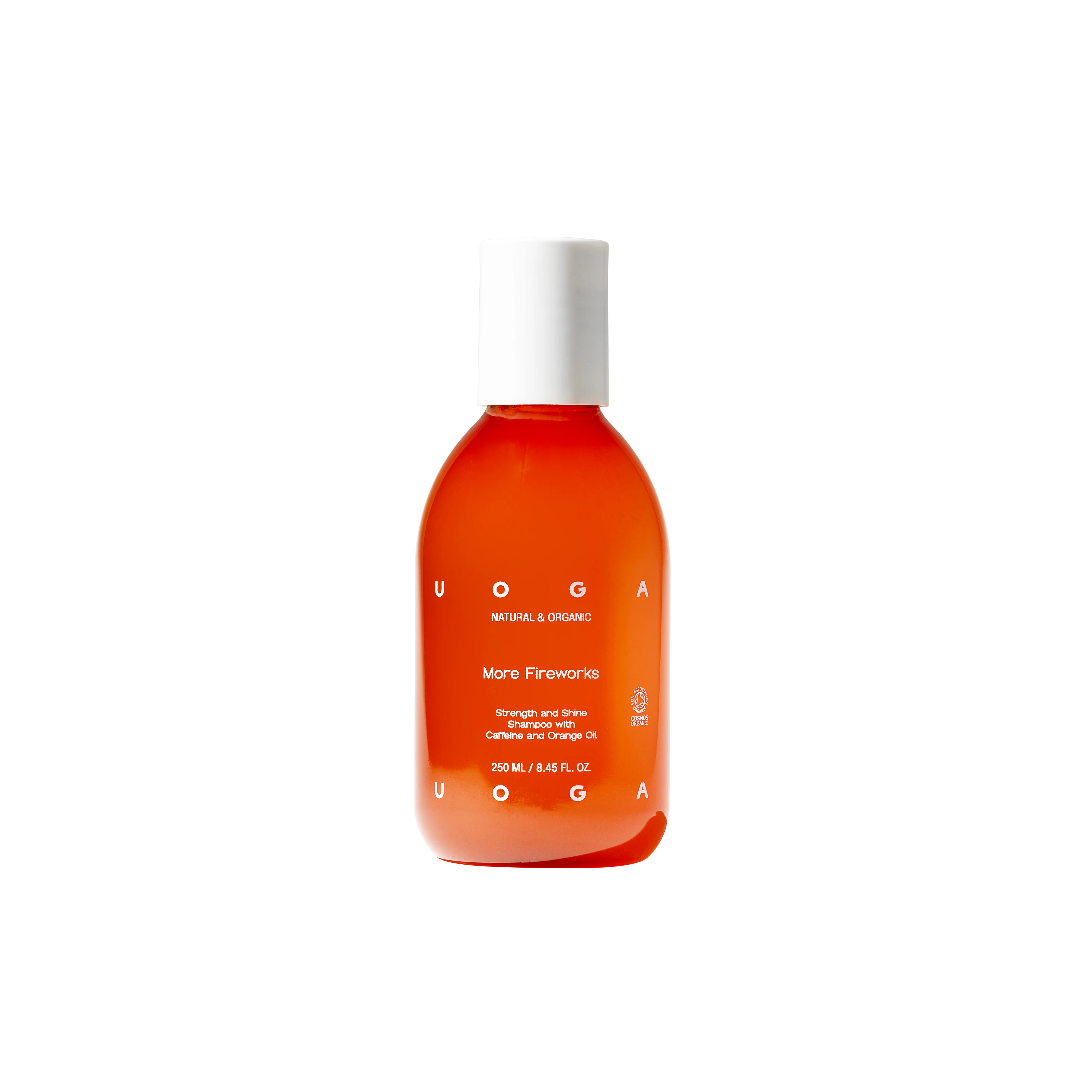 Uoga Uoga Shampoo More Fireworks BIO per rinforzare e donare lucentezza ai capelli (250 ml) - con profumo d'arancia