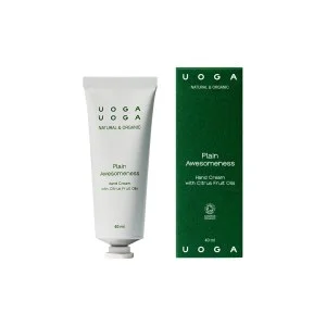 Uoga Uoga Crema idratante per le mani Plain Awesomeness BIO (40 ml) - con una fresca fragranza agrumata