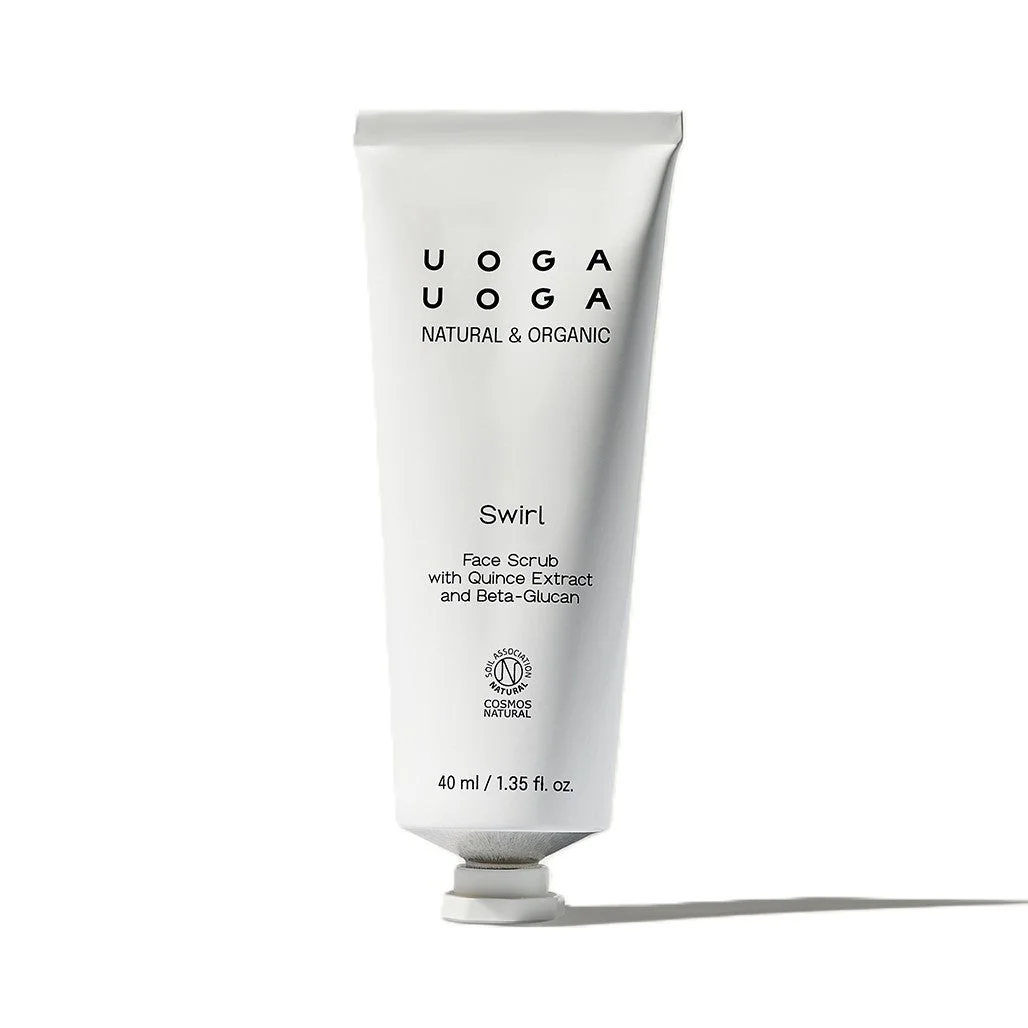 Uoga Uoga Peeling viso delicato con estratto di mela cotogna Swirl (40 ml) - adatto anche alle pelli sensibili