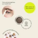 Uoga Uoga Pomata cremosa per sopracciglia (2,5 ml) 792 Forest Path - Dark Brown - 3 tonalità per sopracciglia visibilmente più folte