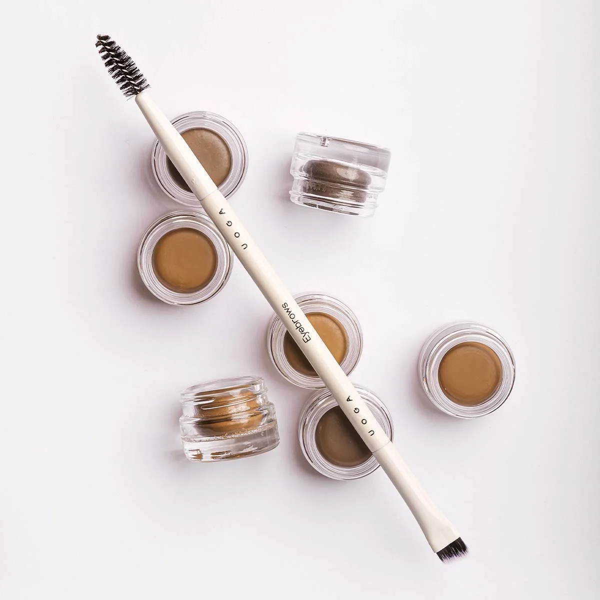 Uoga Uoga Pomata cremosa per sopracciglia (2,5 ml) 796 Taupe - Medium Brown - 3 tonalità per sopracciglia dall'aspetto più folte