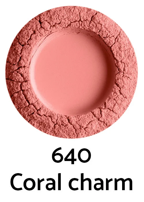 Uoga Uoga Fard minerale in polvere libera con ambra (5 g) 6435 Peachy - effetto naturale sulle guance in 3 tonalità
