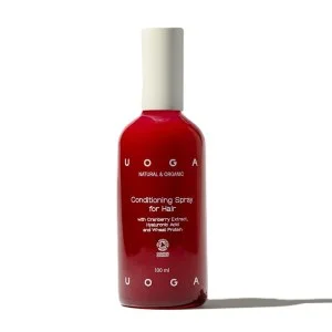 Uoga Uoga Balsamo spray rigenerante con mirtilli rossi e proteine BIO (100 ml) - per districare facilmente e donare lucentezza ai capelli