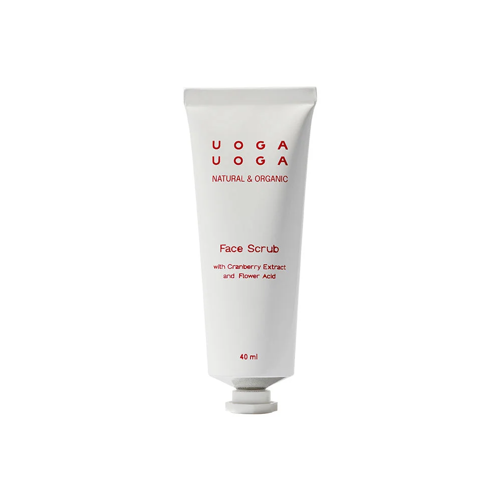 Uoga Uoga Peeling viso rigenerante ai mirtilli rossi (40 ml) - per una pelle più levigata e luminosa