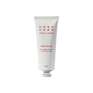 Uoga Uoga Peeling viso rigenerante ai mirtilli rossi (40 ml) - per una pelle più levigata e luminosa