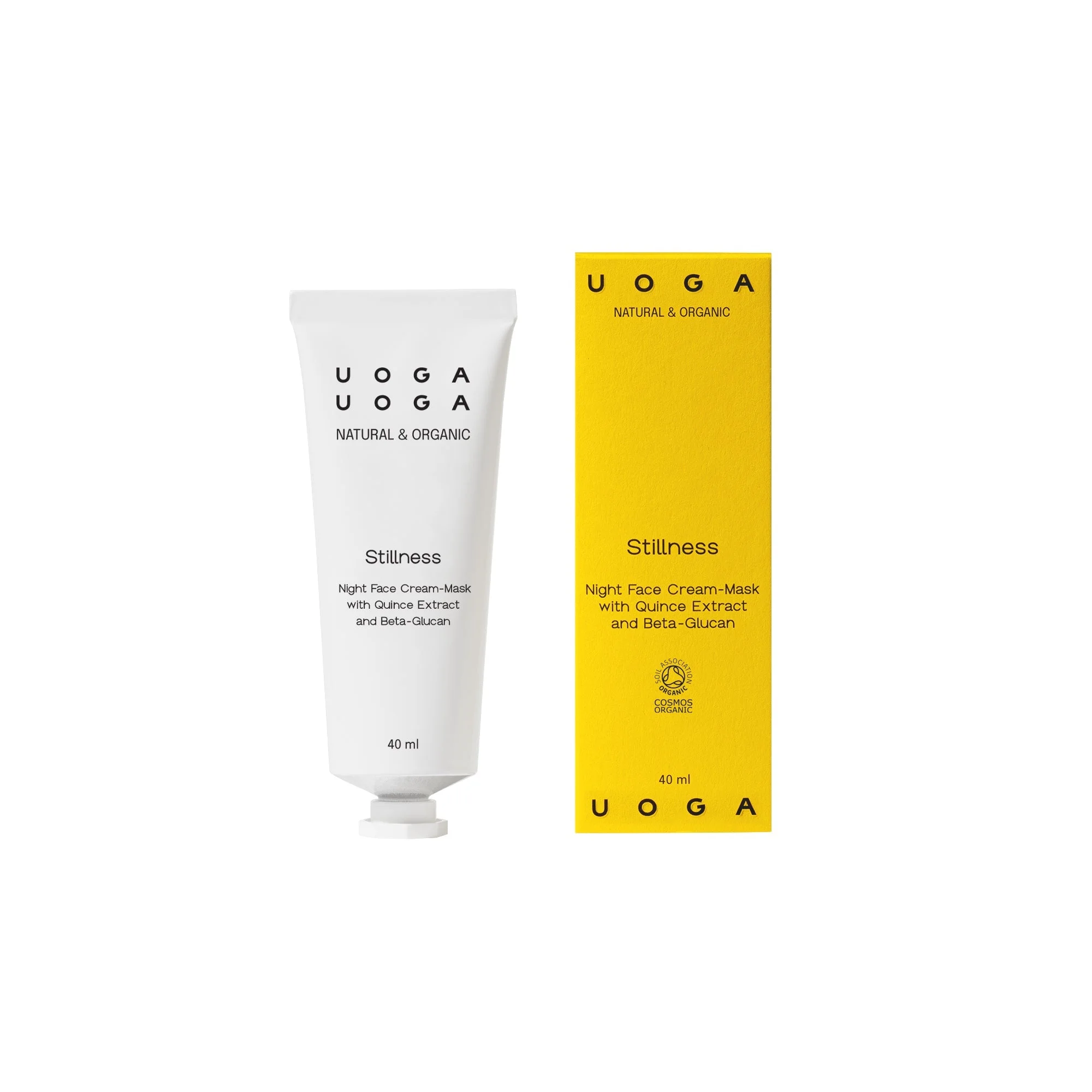 Uoga Uoga Maschera notte viso nutriente Stillness BIO (40 ml) - con azione idratante intensiva