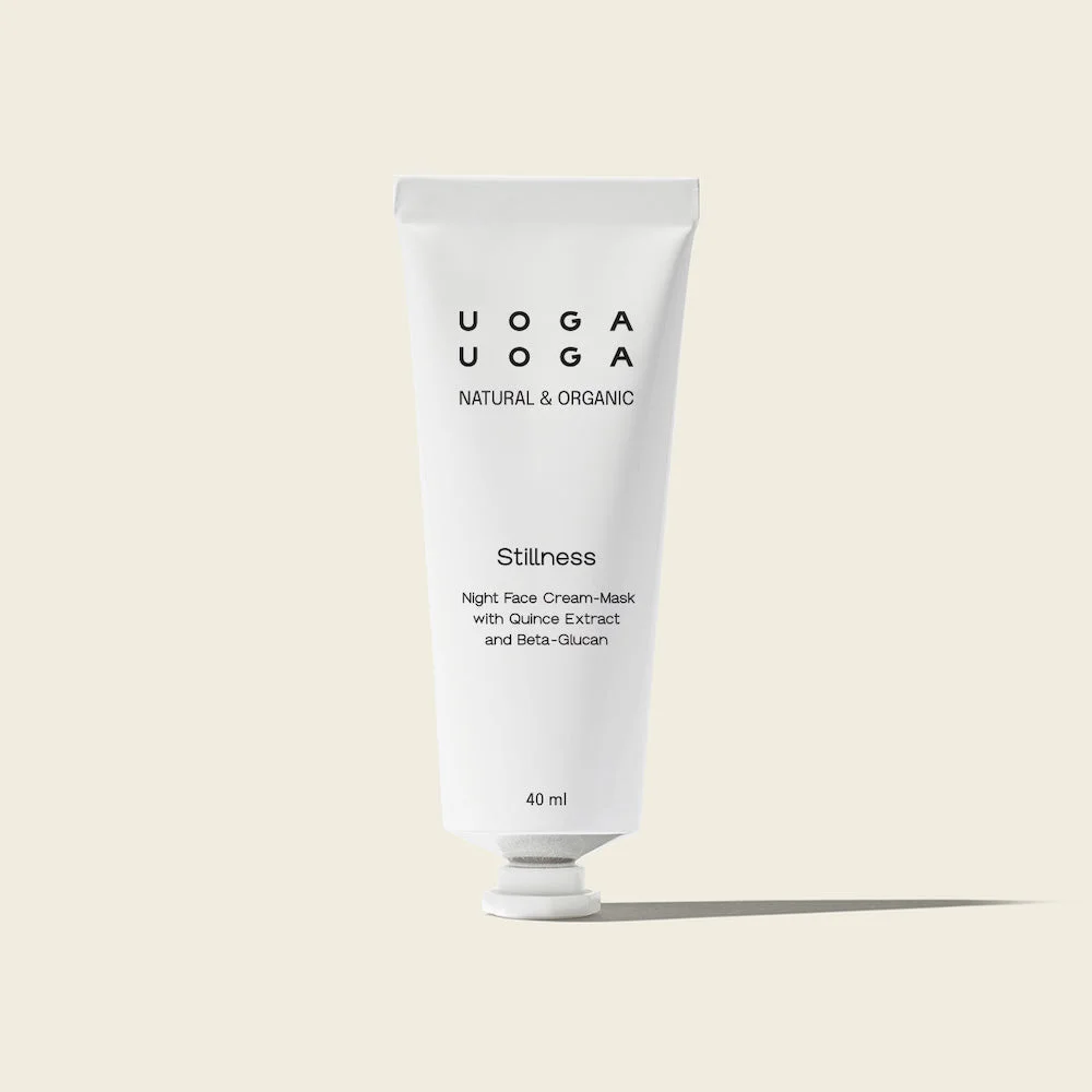 Uoga Uoga Maschera notte viso nutriente Stillness BIO (40 ml) - con azione idratante intensiva