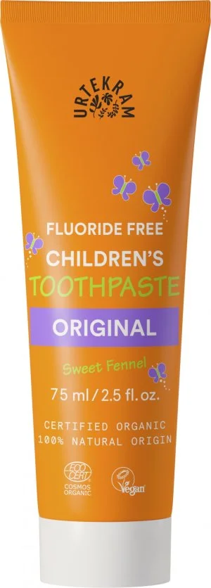 Urtekram Dentifricio per bambini al finocchio BIO (75 ml) - senza fluoro