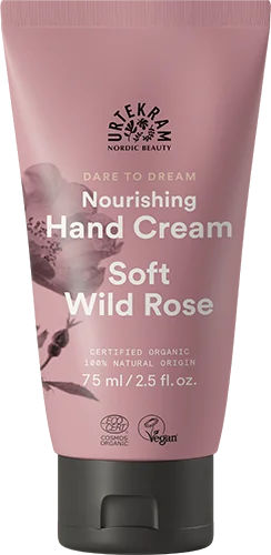 Urtekram Crema mani alla rosa canina BIO (75 ml) - nutre, idrata e rigenera la pelle