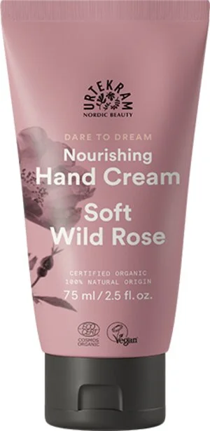 Urtekram Crema mani alla rosa canina BIO (75 ml) - nutre, idrata e rigenera la pelle