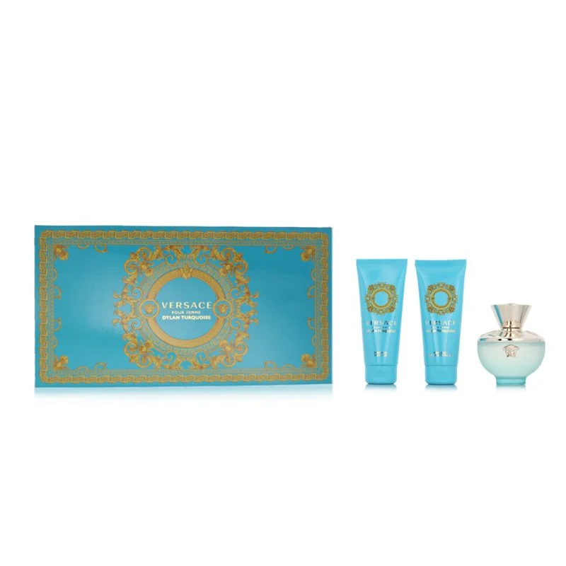 Pour Femme Dylan Turquoise eau de toilette da donna + gel doccia 100 ml + gel corpo 100 ml + beauty case