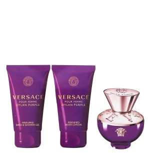 Versace Dylan Purple set regalo 50 ml + latte corpo 50 ml + gel doccia acqua profumata da donna