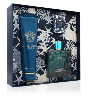 Versace Eros set regalo 100 ml + gel doccia 150 ml + eau de toilette da uomo