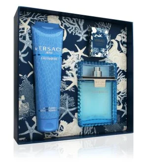 Versace Man Eau Fraiche confezione regalo 100 ml + gel doccia 150 ml + eau de toilette eau de toilette da uomo