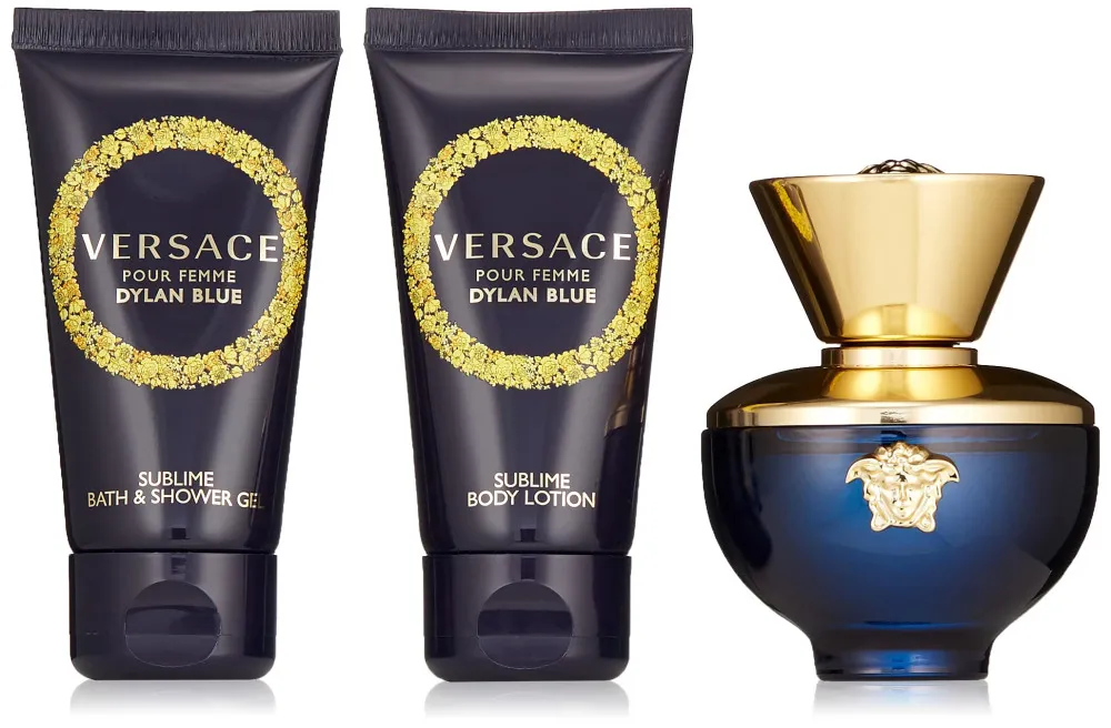 Dylan Blue Pour Femme set regalo per donne eau de parfum 50 ml + lozione per il corpo 50 ml + gel doccia 50 ml 50 ml + tělové mléko 50 ml + sprchový gel 50 ml