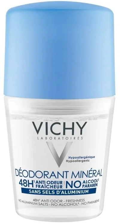 Deodorante minerale roll-on 48h 50 ml