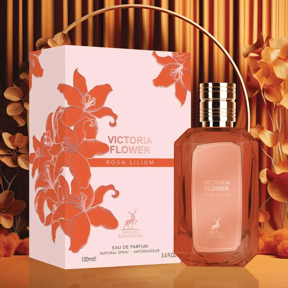 Victoria Flower Rosa Lilium eau de parfum da donna 100 ml