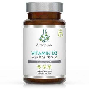 Vitamina D3 2500 UI, 60 compresse vegane