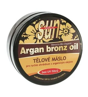 Vivaco SUN Argan Bronz Oil burro abbronzante con olio di argan biologico senza filtri UV
