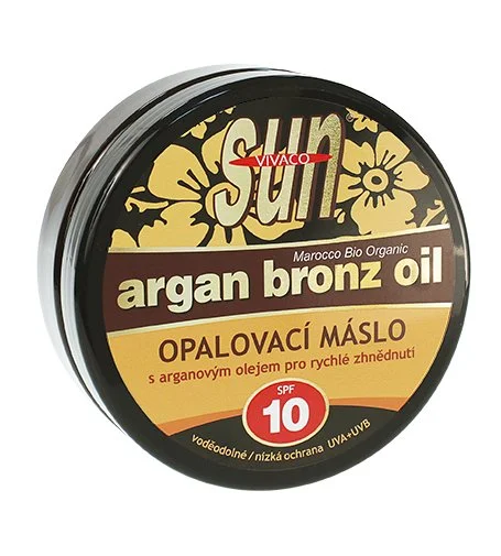 SUN Argan Bronz Oil burro solare con olio di argan biologico SPF 10 200 ml