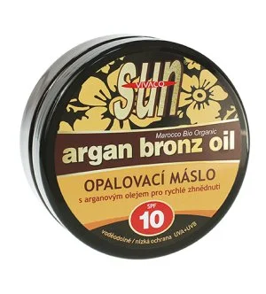Vivaco SUN Argan Bronz Oil burro solare con olio di argan biologico SPF 10