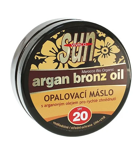 SUN Argan Bronz Oil burro solare con olio di argan bio SPF 20 200 ml